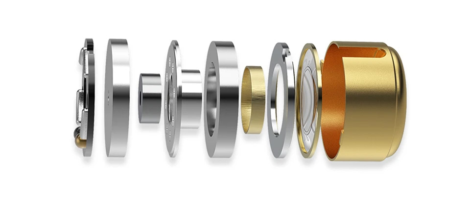 Вакуумні навушники KZ EDX PRO з динамічним драйвером та подвійним магнітним контуром